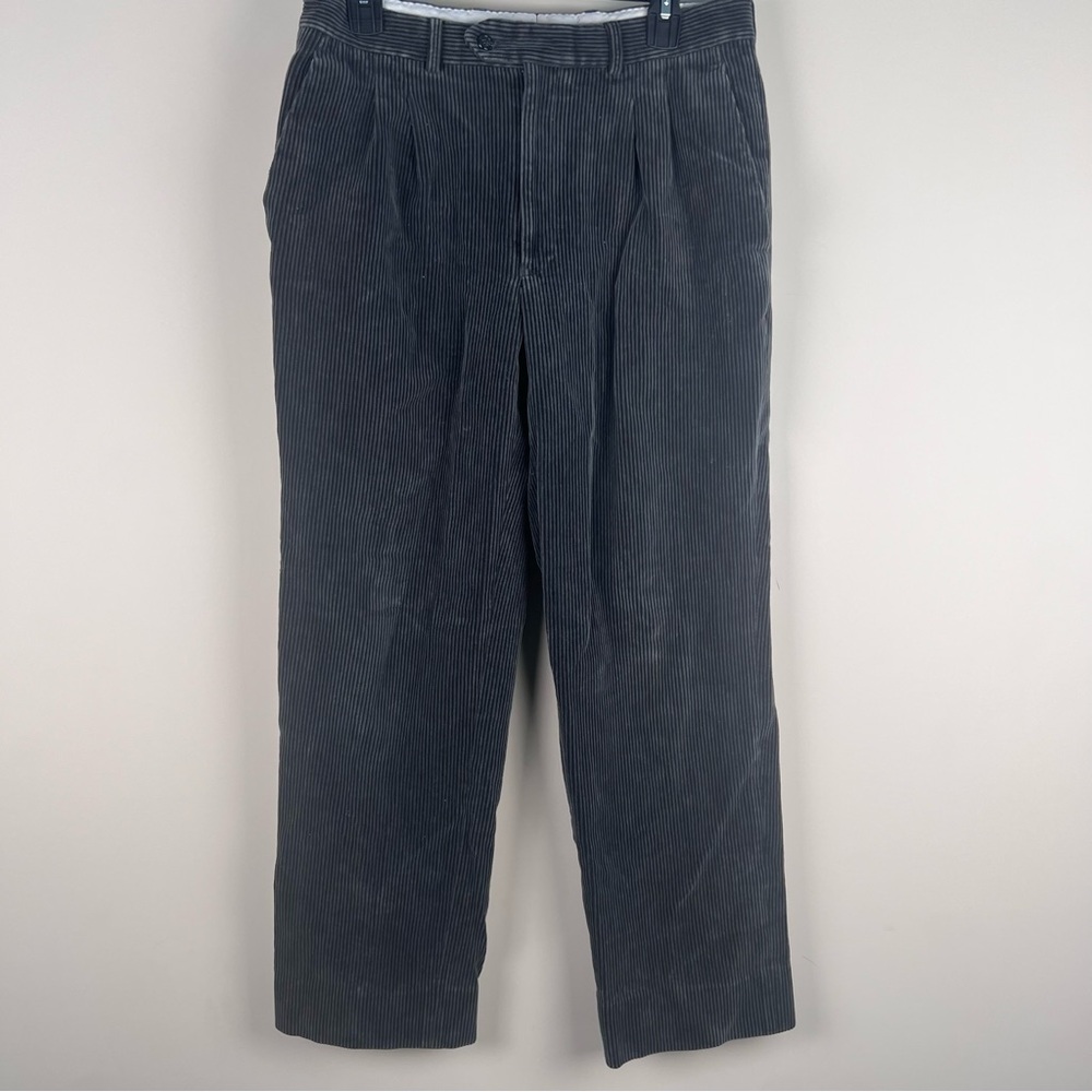 Men's Dark Gray Velluto Duca Visconti Di MODRONE Corduroy Pants 32 x 29
